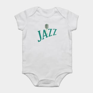 jazz lover with classic saxophone Baby Bodysuit